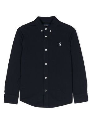 Ralph Lauren Kids Polo Pony cotton shirt - Blue