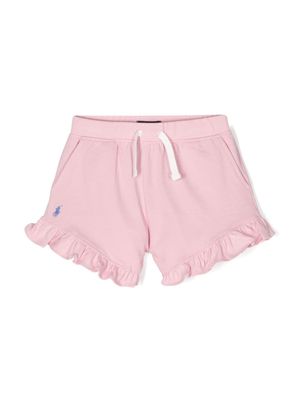 Ralph Lauren Kids Polo Pony cotton shorts - Pink