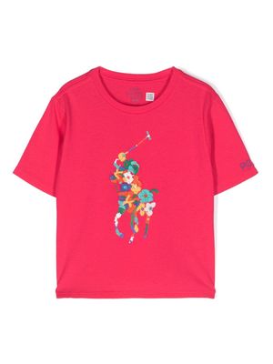 Ralph Lauren Kids Polo-Pony cotton T-shirt - Pink