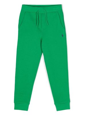 Ralph Lauren Kids Polo Pony drawstring-waist track pants - Green
