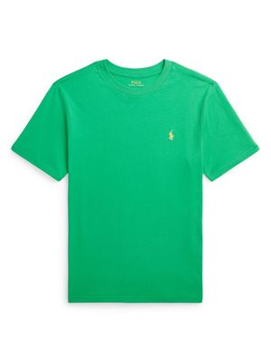 Ralph Lauren Kids Polo Pony-embroidery cotton T-shirt - Green