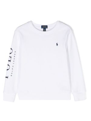 Ralph Lauren Kids Polo Pony jersey sweatshirt - White