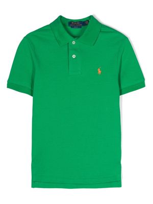 Ralph Lauren Kids Polo Pony-motif polo shirt - Green