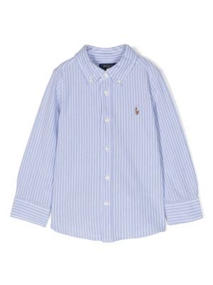 Ralph Lauren Kids Polo Pony-motif shirt - Blue