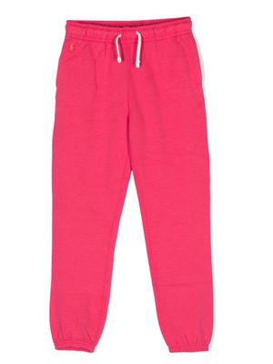Ralph Lauren Kids Polo Pony-motif track pants - Pink