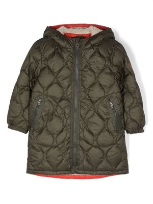 Ralph Lauren Kids Polo Pony padded hooded coat - Green