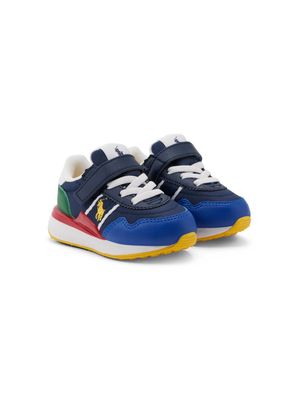 Ralph Lauren Kids Polo Pony panelled sneakers - Blue