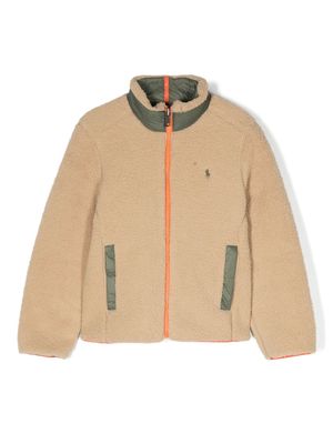 Ralph Lauren Kids Polo Pony reversible jacket - Neutrals