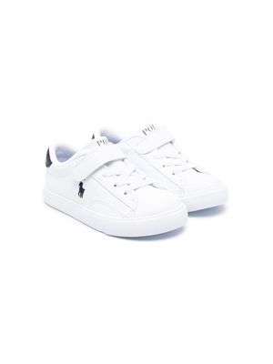 Ralph Lauren Kids Polo Pony round-toe sneakers - White