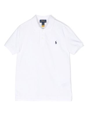 Ralph Lauren Kids Polo Pony short-sleeved polo shirt - White