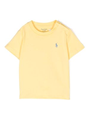 Ralph Lauren Kids polo-pony T-shirt - Yellow