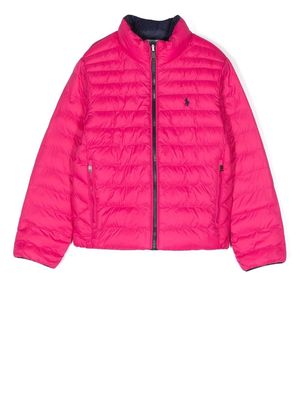 Ralph Lauren Kids reversible padded jacket - Pink