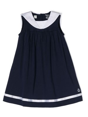 Ralph Lauren Kids Sailor sleeveless cotton dress - Blue