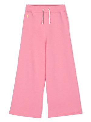 Ralph Lauren Kids signature Polo Pony track trousers - Pink