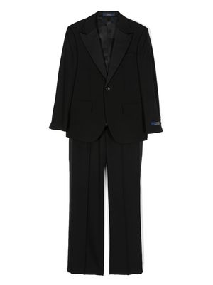 Ralph Lauren Kids single-breasted woollen suit - Black