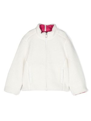 Ralph Lauren Kids stand-up collar reversible jacket - White