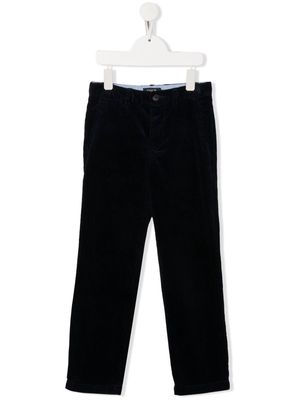 Ralph Lauren Kids straight-leg corduroy trousers - Blue
