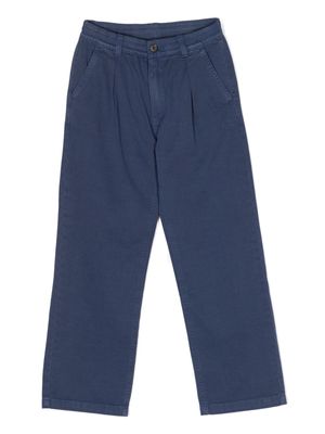 Ralph Lauren Kids straight-leg cotton trousers - Blue