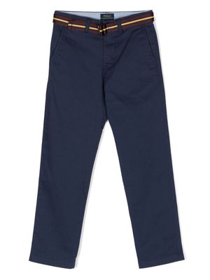 Ralph Lauren Kids straight-leg slim-fit chinos - Blue