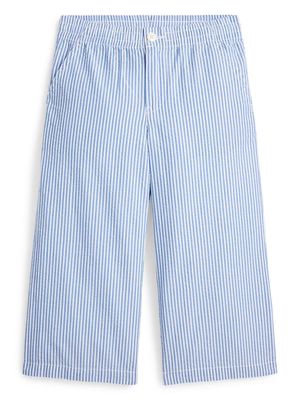 Ralph Lauren Kids striped seersucker trousers - Blue