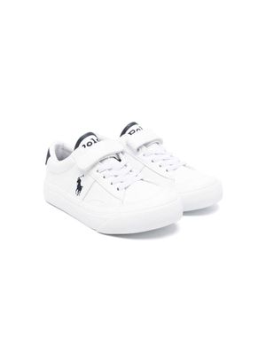 Ralph Lauren Kids Theron IV logo-embroidered sneakers - White