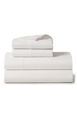 Ralph Lauren Lovan Jacquard Organic Cotton Fitted Sheet in True Parchment