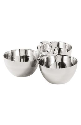 Ralph Lauren Montgomery Triple Nut Bowl in Silver