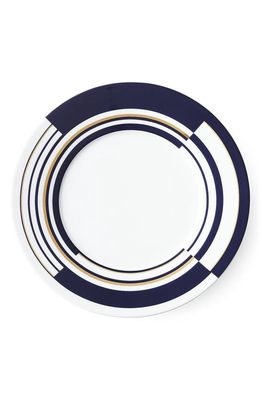 Ralph Lauren Peyton Porcelain Salad Plate with 24K Gold Trim in Navy Multi