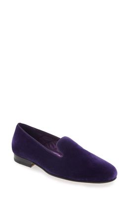 Ralph Lauren Purple Label Alonzo Deco Velvet Loafer in Noble Purple
