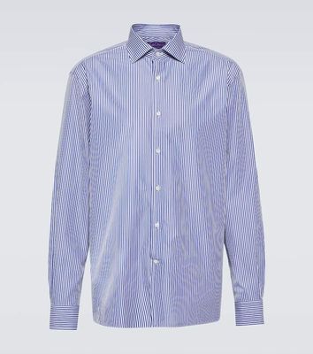Ralph Lauren Purple Label Aston striped cotton shirt