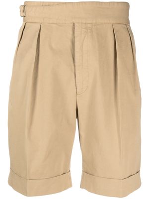 Ralph Lauren Purple Label Byron pleated shorts - Brown