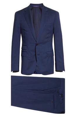 Ralph Lauren Purple Label Classic Worsted Wool Two-Piece Suit in Argentine Blue