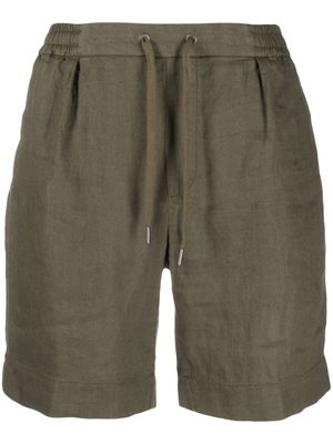 Ralph Lauren Purple Label Dorset drawstring linen shorts - Green
