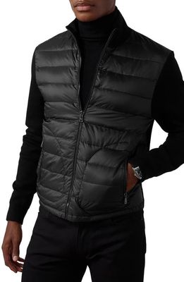 Ralph Lauren Purple Label Men's Double Face Wool Hybrid Jacket in Polo Black