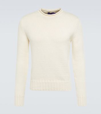 Ralph Lauren Purple Label Mockneck cotton-blend sweater