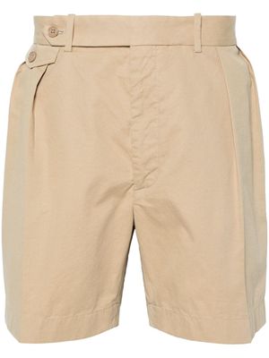 Ralph Lauren Purple Label pleat-detail chino shorts - Neutrals