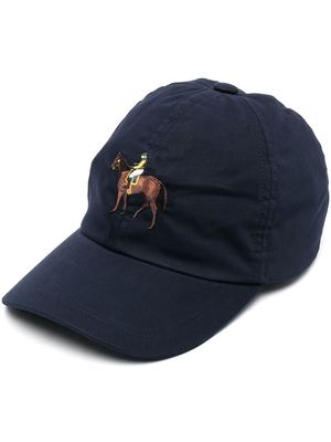 Ralph Lauren Purple Label Polo Pony embroidered baseball cap - Blue