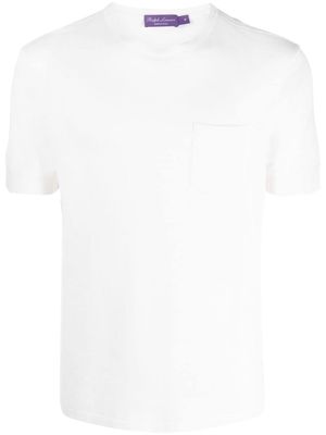 Ralph Lauren Purple Label round-neck short-sleeve T-shirt - White