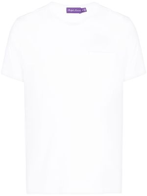 Ralph Lauren Purple Label short-sleeve cotton T-shirt - White