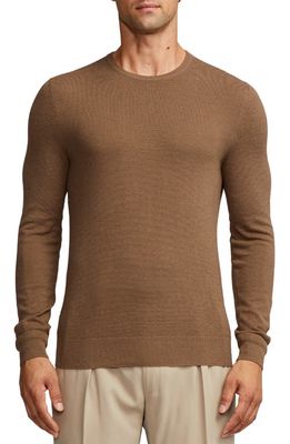 Ralph Lauren Purple Label Silk & Cotton Sweater in Taupe