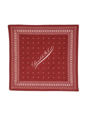 Ralph Lauren RRL Benson geometric print bandana - Red