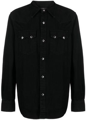 Ralph Lauren RRL button-up cotton shirt - Black