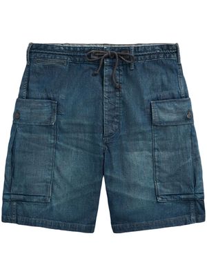 Ralph Lauren RRL denim cargo shorts - Blue