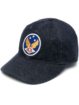 Ralph Lauren RRL embroidered-logo baseball-cap - Blue