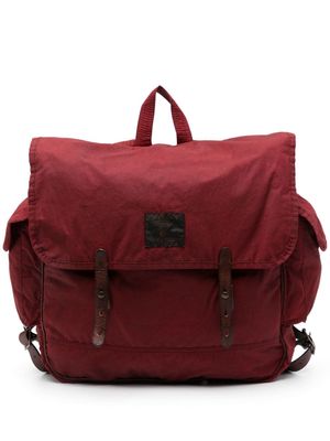 Ralph Lauren RRL Falcon leather-trim backpack - Red