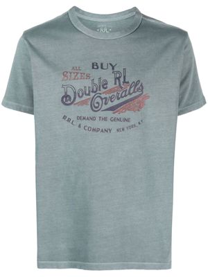 Ralph Lauren RRL graphic-print cotton T-shirt - Blue