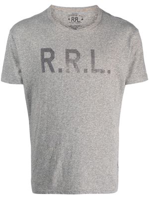 Ralph Lauren RRL logo print cotton T-shirt - Grey