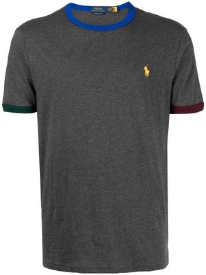 Ralph Lauren RRL Polo Pony-embroidered cotton T-shirt - Grey
