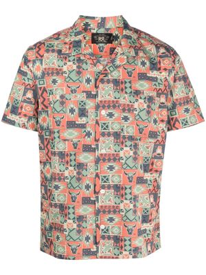 Ralph Lauren RRL southwestern-print cotton shirt - Orange