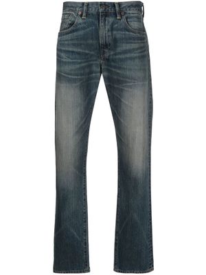 Ralph Lauren RRL straight-leg washed denim jeans - Blue